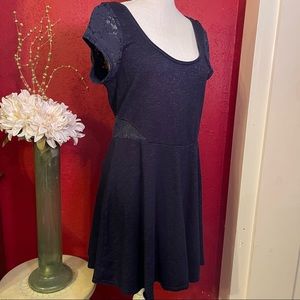 American Eagle Blue Lace Dress